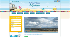 Desktop Screenshot of campinglacapricieuse.com